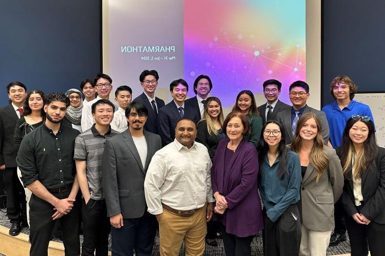 PharmD students and guest judges at the seventh annual Pharmathon